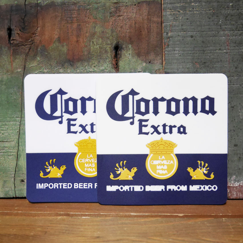 コロナビア ラバーコースター 2枚セット Corona　アメリカン雑貨