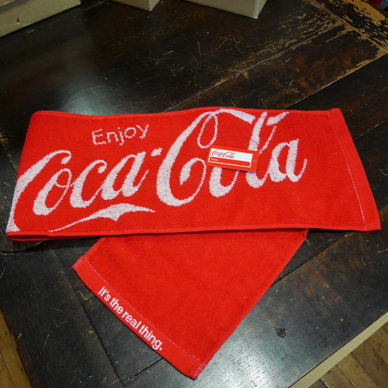 コカコーラ マフラータオル CocaCola ロングタオル アメリカン雑貨